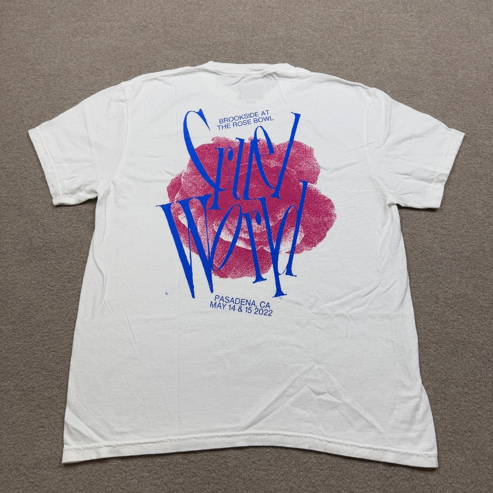 Cruel World T Shirt Mens Size L Large White Short Sleeve Pasadena 2022